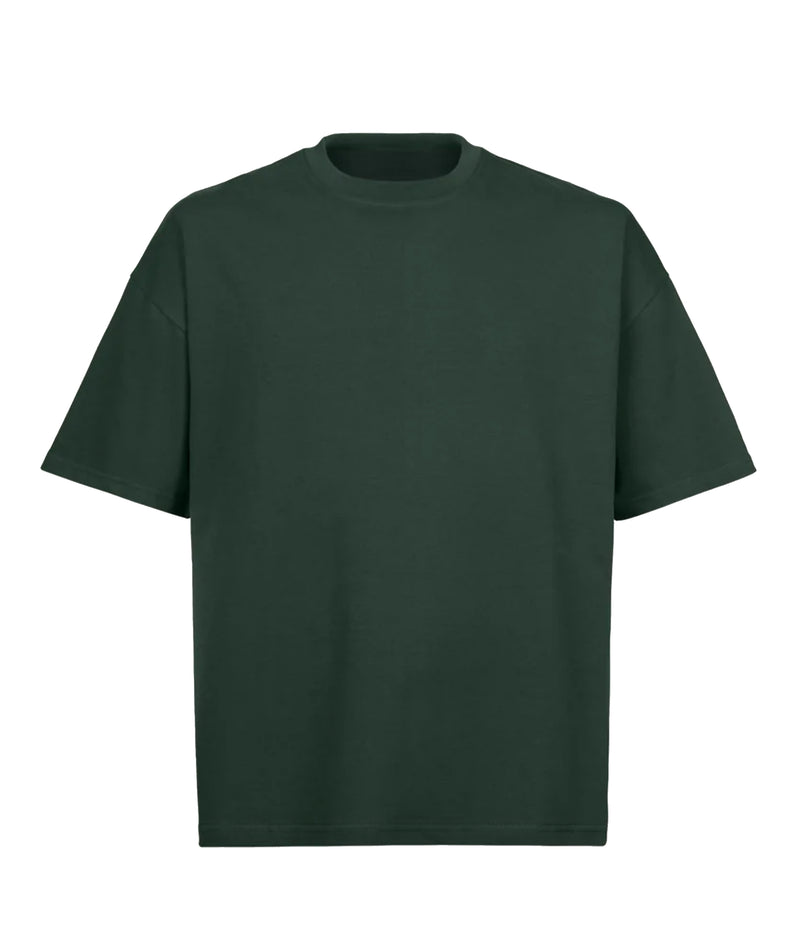 Forest Green Oversized Boxed Tee