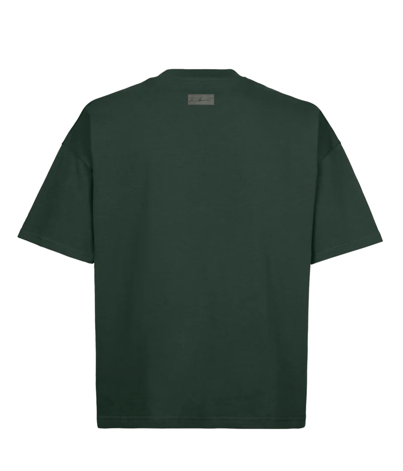 Forest Green Oversized Boxed Tee