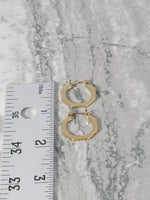14K Gold Bonded "Modern Petite" Earrings