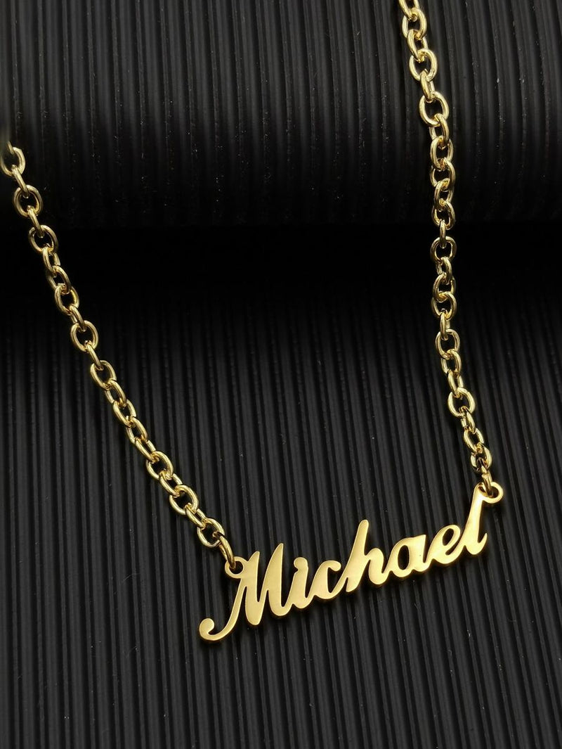14k Gold Custom Signature Name Necklace
