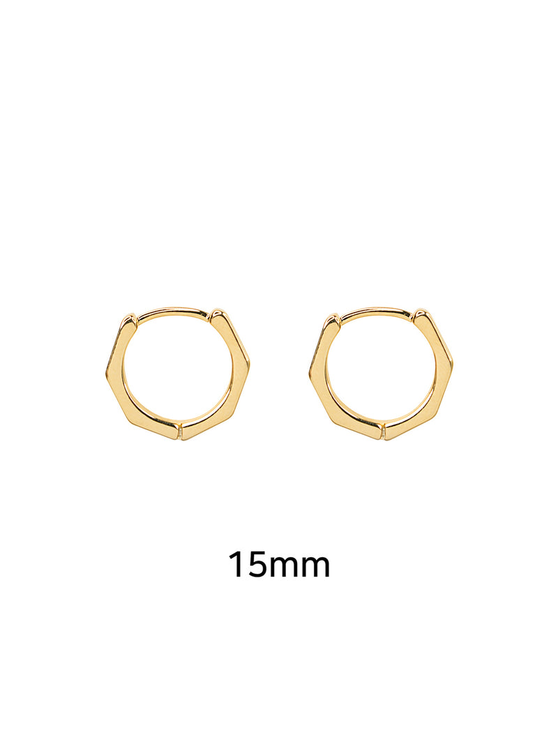 14K Gold Bonded "Modern Day" Earrings