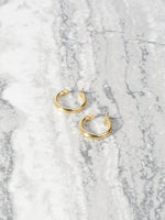 14K Gold Bonded "Mini Mi" Earrings