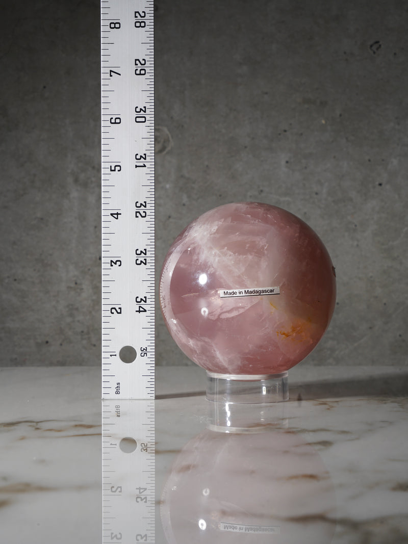 Rose Quartz Sphere (2)