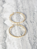 14K Gold Bonded "Medium Hype" Earrings