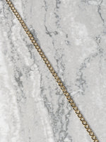 14K Gold 3mm Cuban Link Necklace