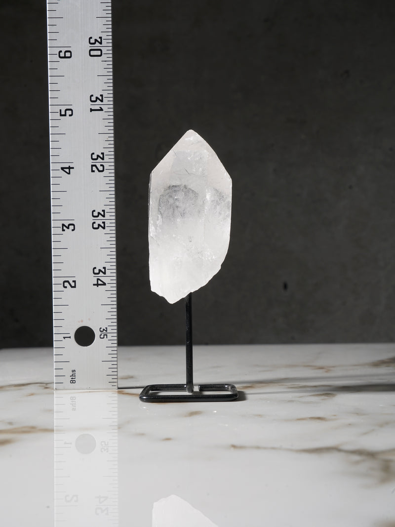 Clear Quartz Point on Stand (2)