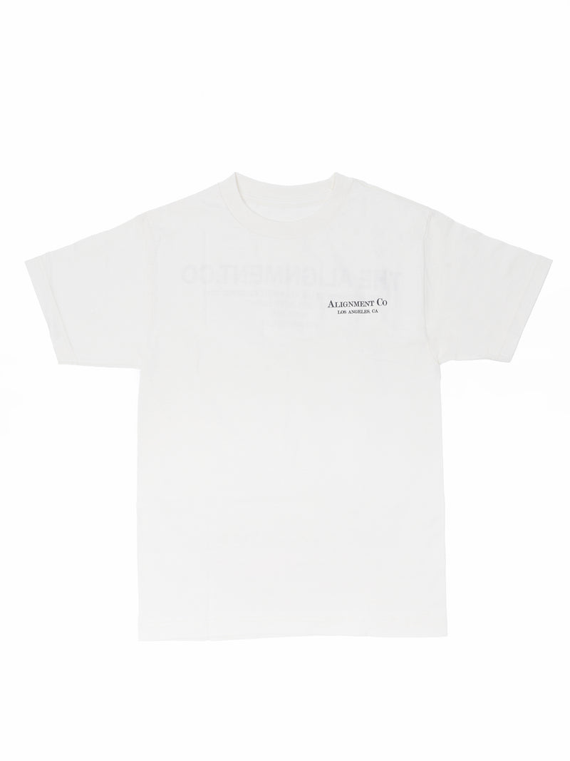 White Alignment Tee "First Installment" 2021
