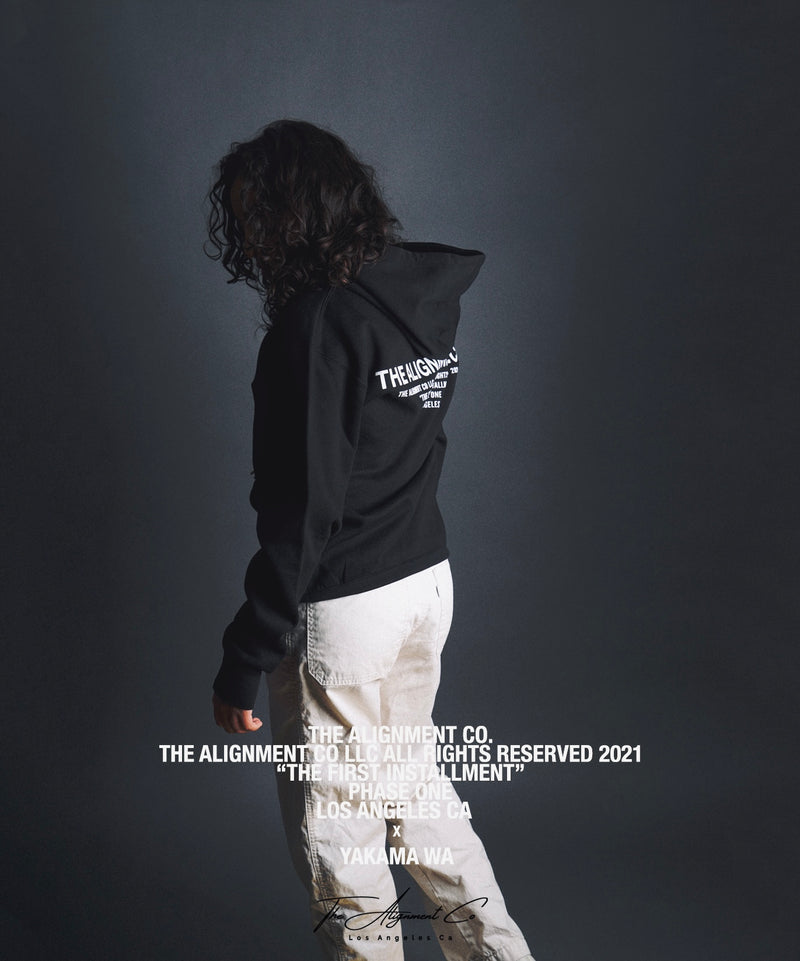 Black Alignment Sweatshirt "First Installment" 2021