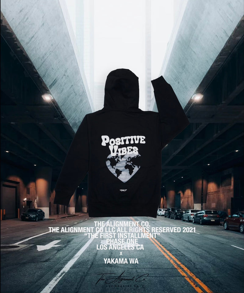 Black Positive Vibes "Only" Sweatshirt